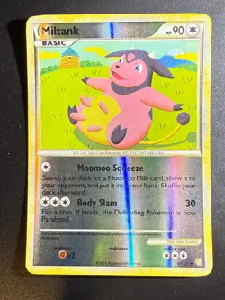 Miltank 47/123 HeartGold & SoulSilver Pokemon MP Reverse Holo Miki Tanaka - Image 1