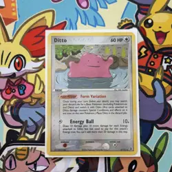 Pokemon Ditto EX FireRed & LeafGreen 4/112 Holo Rare Basic 60 HP Energy Ball - Image 1