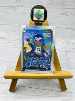 Pikachu as Static Shock Holo Heroes & Villains Flash Edition Non-Pokemon Fan Art - Image 1