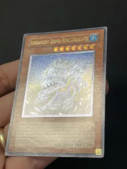 Euro Yugioh Superancient Deepsea King Coelacanth PTDN-EN034 Ulti Unlimited LP - Image 3