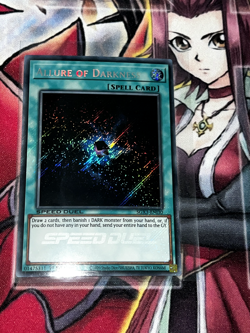 Secret Rare Allure of Darkness SGX3 Speed Duel English Anime Yu-Gi-Oh! - Image 1