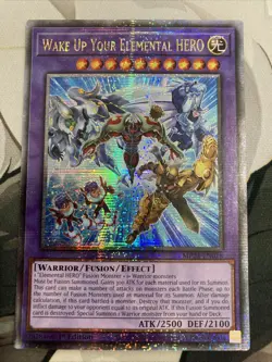 Yugioh! Wake Up Your Elemental HERO - 1st Ed Quarter Century Rare-MP24-EN018-NM - Image 1