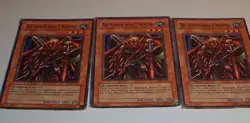 3X The Hunter With 7 Weapons LOD-024 - Yugioh Yu Gi Oh! 3 Playset - Image 1