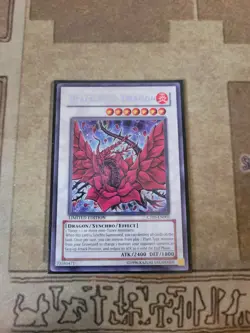 YUGIOH BLACK ROSE DRAGON CT05-EN003 SECRET LIMITED ED NM - Image 1
