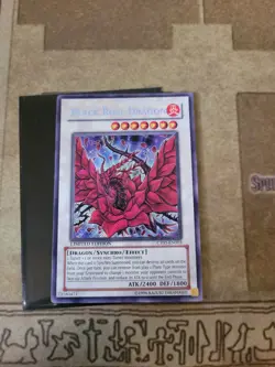 YUGIOH BLACK ROSE DRAGON CT05-EN003 SECRET LIMITED ED NM - Image 2