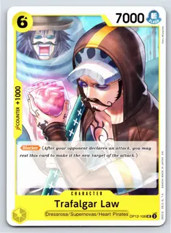 One Piece - OP12-106 - Trafalgar Law (106) - UC - US Seller - Image 1