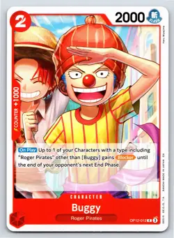 One Piece - OP12-012 - Buggy (012) - C - US Seller - Image 1