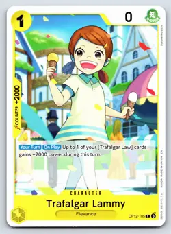 One Piece - OP12-105 - Trafalgar Lammy - C - US Seller - Image 1