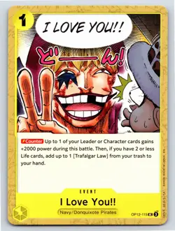 One Piece - OP12-115 - I Love You!! - UC - US Seller - Image 1