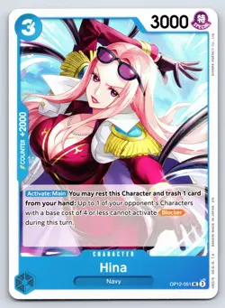 One Piece - OP12-051 - Hina - UC - US Seller - Image 1