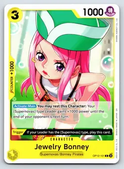One Piece - OP12-101 - Jewelry Bonney (101) - C - US Seller - Image 1
