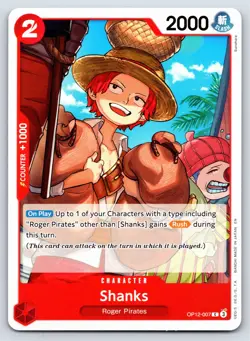 One Piece - OP12-007 - Shanks (007) - C - US Seller - Image 1