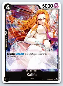 One Piece - OP07-081 - Kalifa - C - US Seller - Image 1