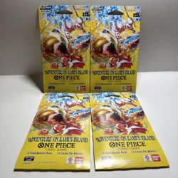 One Piece OP05 EB04 Adventure on Kami Island Sleeved Booster Pack Lot 4 English - Image 2