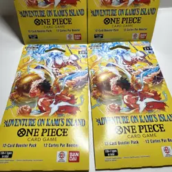 One Piece OP05 EB04 Adventure on Kami Island Sleeved Booster Pack Lot 4 English - Image 3