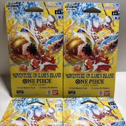 One Piece OP05 EB04 Adventure on Kami Island Sleeved Booster Pack Lot 4 English - Image 4