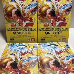 One Piece OP05 EB04 Adventure on Kami Island Sleeved Booster Pack Lot 4 English - Image 5