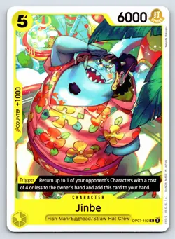 One Piece - OP07-102 - Jinbe (102) - C - US Seller - Image 1