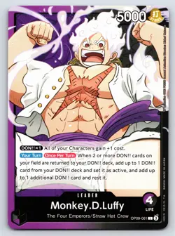 One Piece - OP09-061 - Monkey.D.Luffy (061) - L - US Seller - Image 1