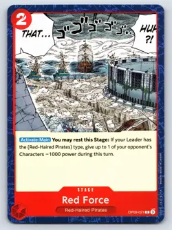 One Piece - OP09-021 - Red Force - C - US Seller - Image 1