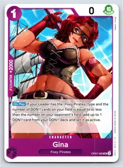 One Piece - OP07-065 - Gina - UC - US Seller - Image 1