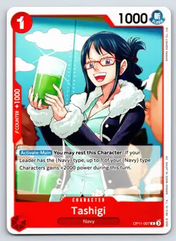 One Piece - OP11-007 - Tashigi - C - US Seller - Image 1