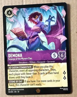 Gargoyles Demona-Scourge of the Wyvern Clan 55/204 Disney Lorcana Regular EN - Image 1