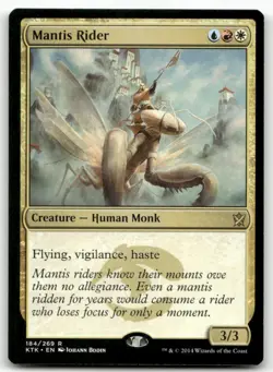 Mantis Rider - Khans of Tarkir MTG Heavily Played - Image 1
