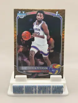 Darryn Peterson 2025-26 Bowman Chrome #BCP-2 Reptilian Refractor SP Kansas - Image 1