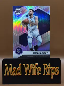 2020-21 Panini Mosaic #175 Stephen Curry Silver Prizm SP! Warriors 🐐 - Image 1