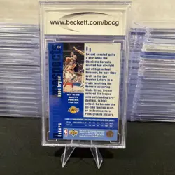 1996-97 SP #134 Kobe Bryant Rookie Card Graded BCCG 10 Lakers - Image 2