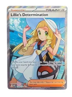 Pokemon TCG Mega Evolution Lillie’s Determination Full Art Trainer Card 169/132 - Image 1