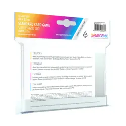 GameGenic Card Protection Standard Sleeves - Matte (200) New - Image 2