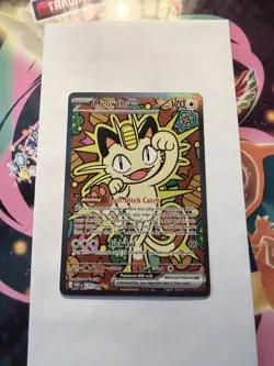 Meowth Ex 121/88 Full Art Pokemon Perfect Order Card Mint Condition - Image 5