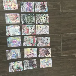 Nintendo Pokemon TCG Foil Card Lot 16 Standard Size Cards - Image 1