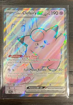 Lillie's Clefairy EX 173/159 Journey Together NM/M English Pokemon TCG Card - Image 5