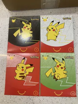 Pokemon 25th Anniversary McDonalds 2021 Sealed Promo Card Packs - New Lot of 4 - Image 1