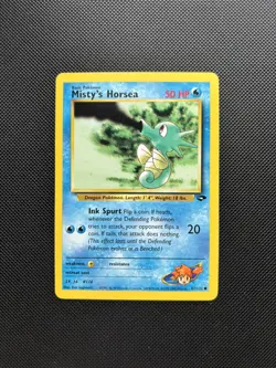 Pokemon Card Gym Challenge Misty's Horsea 87/132 WOTC - Image 1