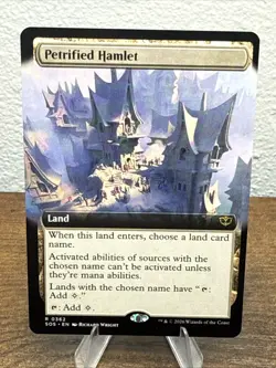 Petrified Hamlet (Extended Art) Secrets of Strixhaven Regular - Image 1