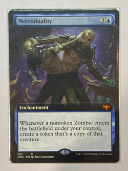 MTG - Innistrad: Crimson Vow - Necroduality - Extended Art - NM - Image 1