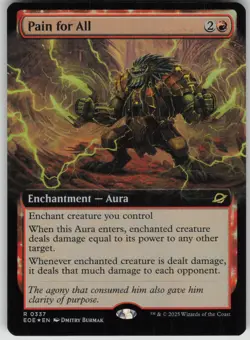 MTG TCG Pain for All (Extended Art) R Edge of Eternities 337 - Image 1