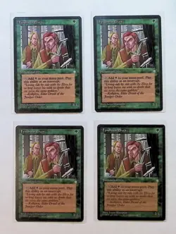 MTG - Magic The Gathering - Fyndhorn Elves X 4 - Ice Age - NP/NM! - Image 1