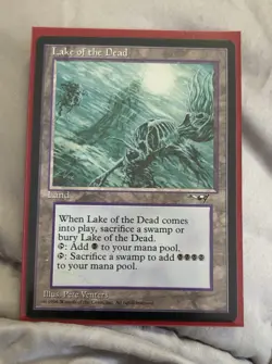 Wizards of the Coast Lake of the Dead Land Alliances 1996 Rare Pete Venters - Image 1