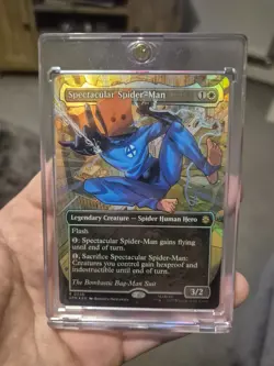 Spider-Man 236 Textured Foil Bombastic Bagman Suit Mtg - Image 1