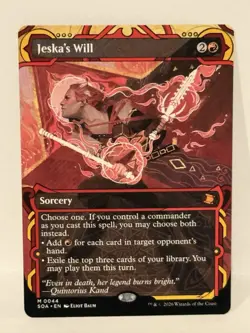 Jeska's Will Secrets of Strixhaven: Mystical Archive M 0044 SOA Regular NM MTG - Image 1