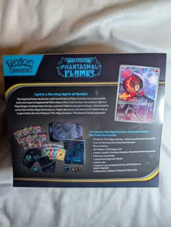 Pokemon TCG Mega Evolution Phantasmal Flames Elite Trainer Box: Factory Sealed - Image 4