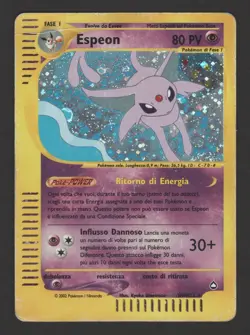 Espeon Holo Aquapolis H9/H32 ITA - Carta Pokemon Rara Olografica - Image 1