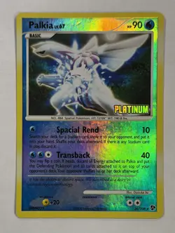 Pokemon PALKIA Card 26/106 Reverse Holo Rare STAMPED LP PLATINUM Light Play TCG - Image 1