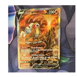 Pokemon TCG Entei V Ultra Rare Holo Crown Zenith GG36/GG70 230 HP English - Image 1
