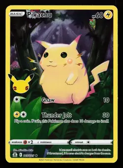 Pikachu 005/025 Holo Rare Celebrations Pokemon Card - Image 1